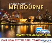 Book Cheap flights to Melbourne from UK today(0207-112-8313 )